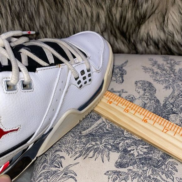 Nike Air Jordan size 6Y - 317821-161 White/Black - Picture 9 of 9